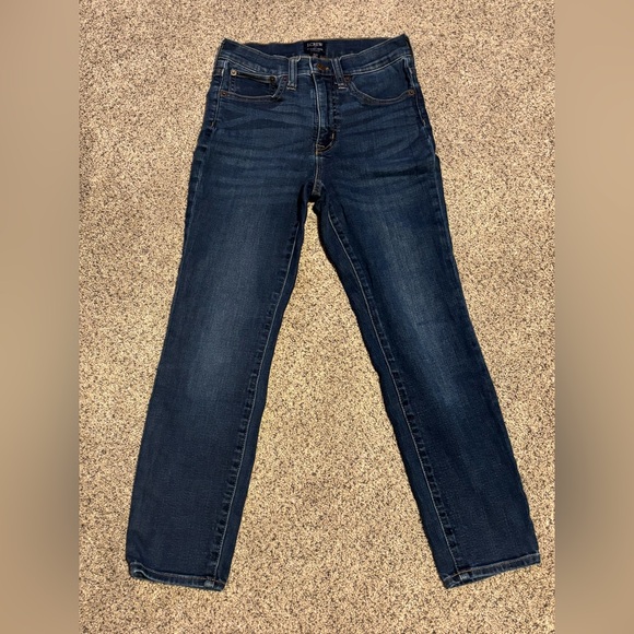 J. Crew Denim - J. Crew Dark Blue High Rise Skinny Jeans